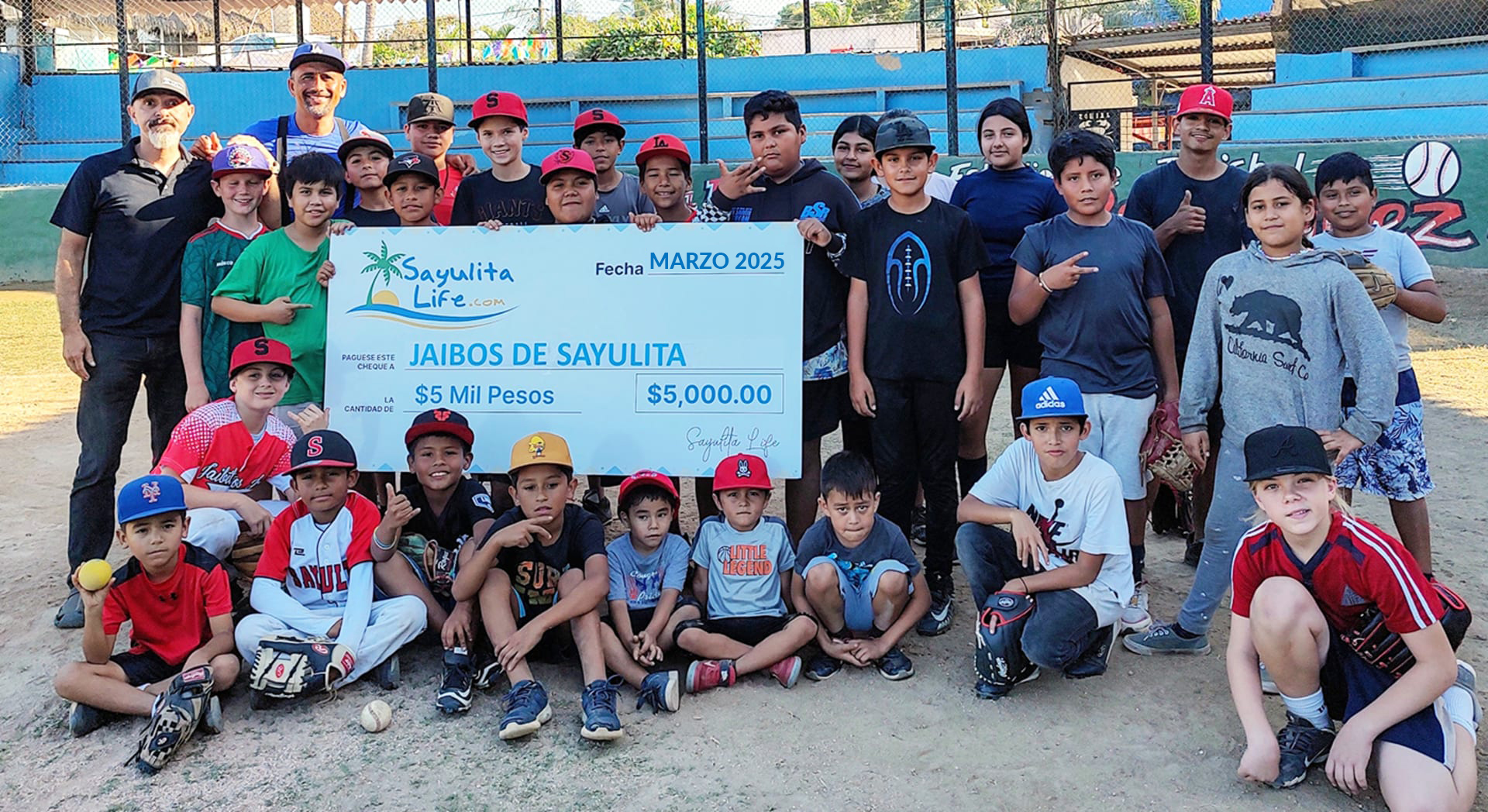 Sayulita Life’s Monthly $5,000 Donation Goes to Los Jaibitos de Sayulita!